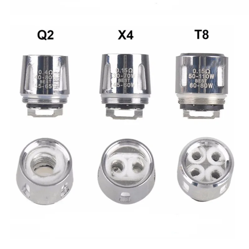 TFV8 Baby Replacement Coil head T8 T6 X4 Q2 M2 V8 baby RBA coils E Cigarette Accessories for Tank Atomizer | Электроника