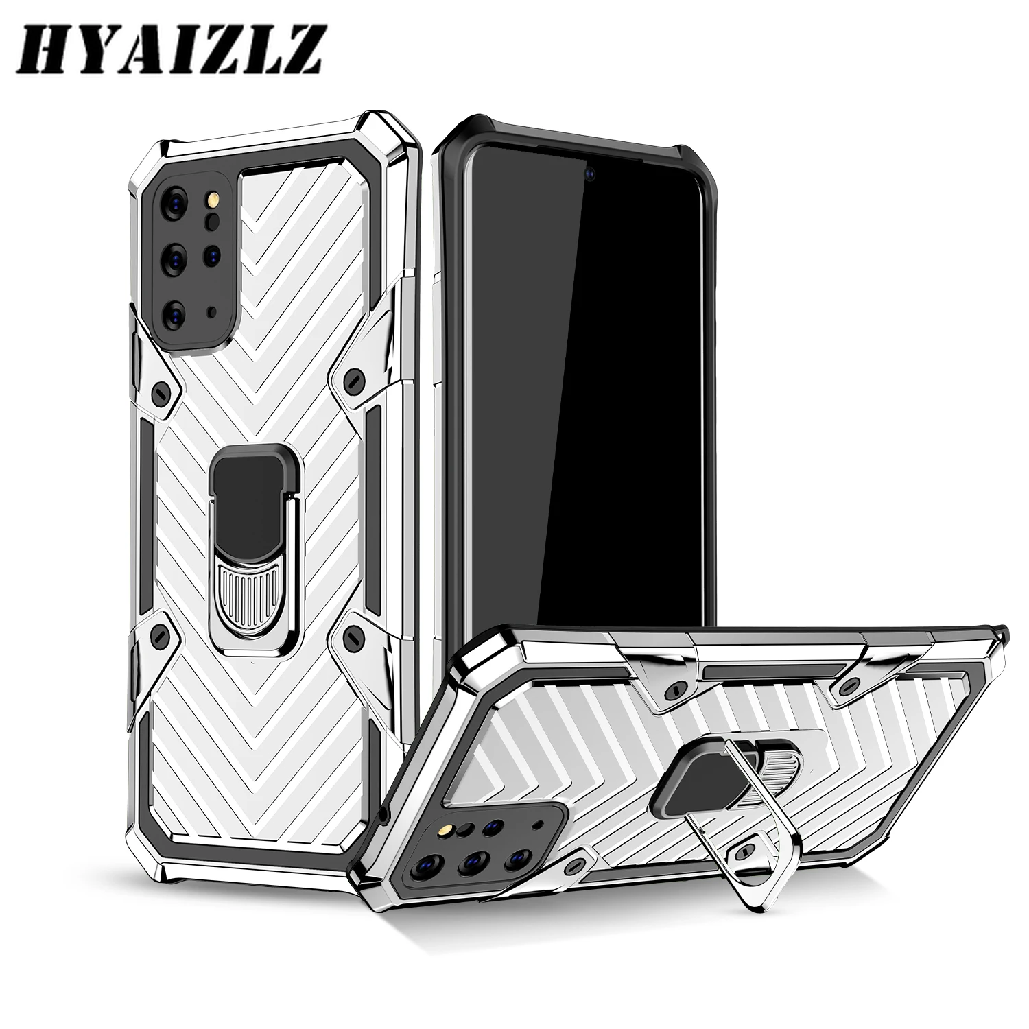 

Case for Galaxy Note 20 Ultra A51 A31 A21S A41 A11 A71 S20 Plus Cover Double Layer Rugged Shockproof Back Magnetic Car Capa
