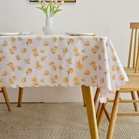 peva table cloth waterproof peach rectangular garden table cover stain tablecloth oilcloth mantel mesa impermeable tapete