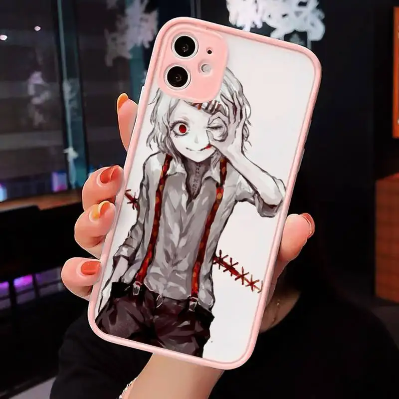

anime JUUZOU SUZUYA Tokyo Ghouls Phone Cases matte transparent For iphone 7 8 11 12 plus mini x xs xr pro max cover