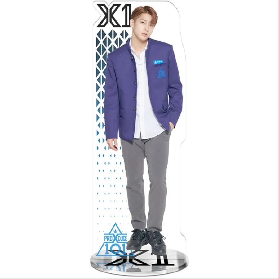 Kpop X ONE Standing Action Table Decor Song Hyeong Jun Son Dong Pyo Acrylic Standee Action Figure Doll 22cm Produce x 101