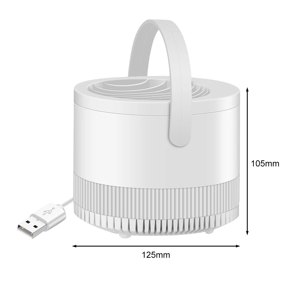 

Silent Electric Photocatalyst Fly Bug Insect Trap LED Light Pest Control USB Mosquito Repellent Killer Lamp for Bedroom