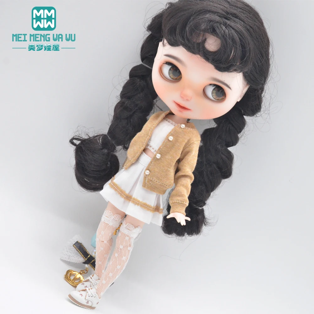 Blyth Кукла одежда свитер комплект футболка мини-юбка для Azone OB23 OB24 1/6 Аксессуары