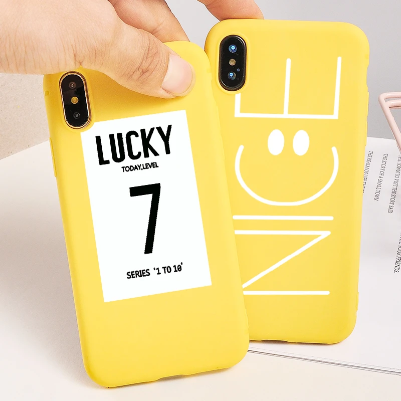 Чехол карамельного цвета для телефона iPhone X XS Max XR симпатичный чехол с надписью и