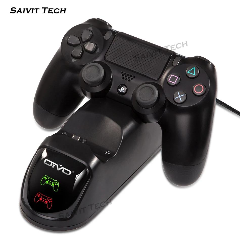 PS4 контроллер зарядное устройство и PS4 контроллер зарядная док-станция с Светодиодный индикатор для SONY PS4/Slim/Pro геймпад