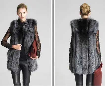 Женский осенне-зимний меховой жилет Женское пальто из искусственного меха