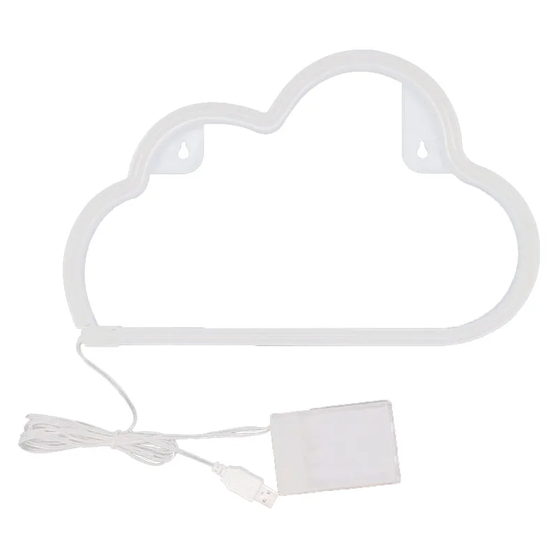 

Cloud-Shaped Neon Light Warm White, LED Neon Light, Night Light Suitable for Wall Decoration, Children's Room, Bar, Etc.