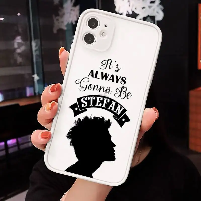 

The Vampire Diaries Phone Case Matte For iPhone 12 Mini 11 Pro XR XS Max 7 8 Plus X Hard PC Back Cover
