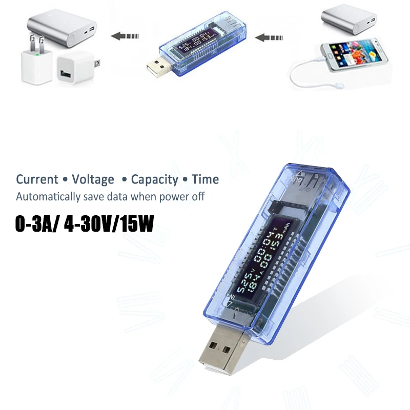 USB тестер 3 в 1 5 В 9 12 20 QC 2 0 0|Измерители напряжения| |