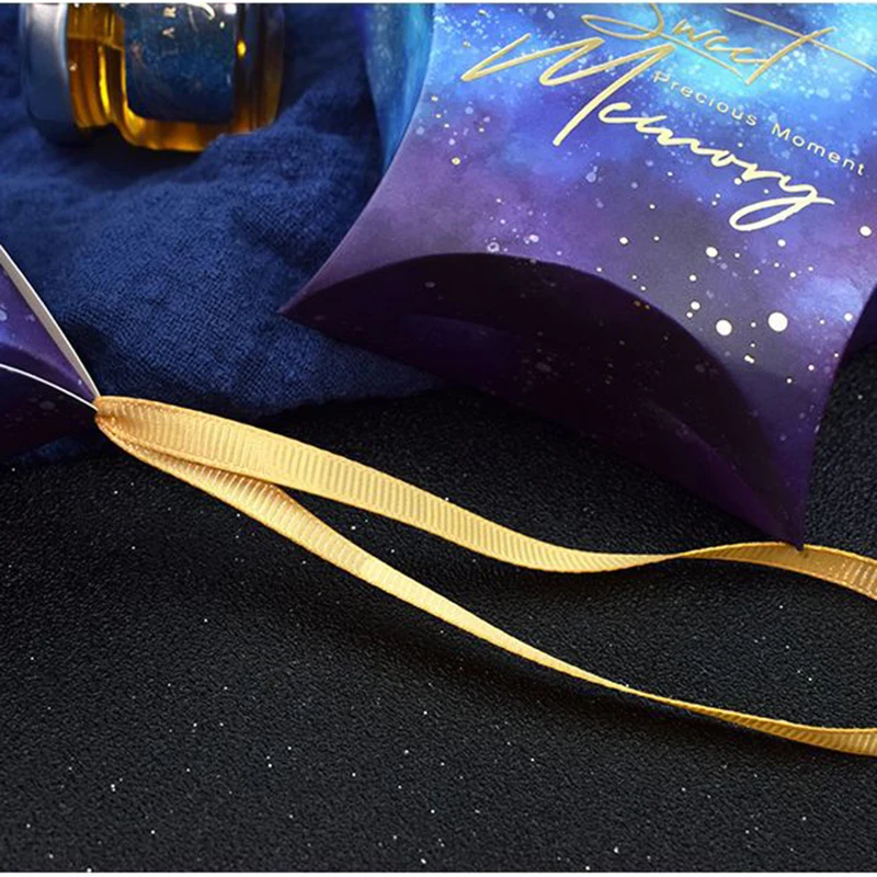 50 шт. в форме звезды коробка для конфет звездное небо спасибо свадебные сувениры