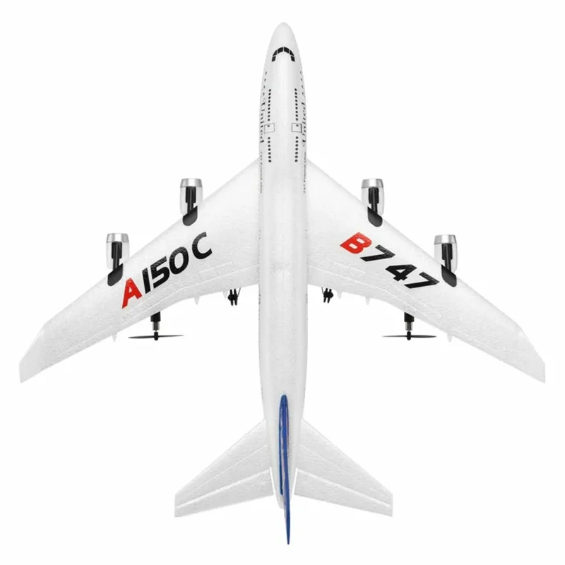 XK A150-C B747 BOYIN 747 510 мм размах крыльев EPP назад толкатель двойной двигатель 2CH RC