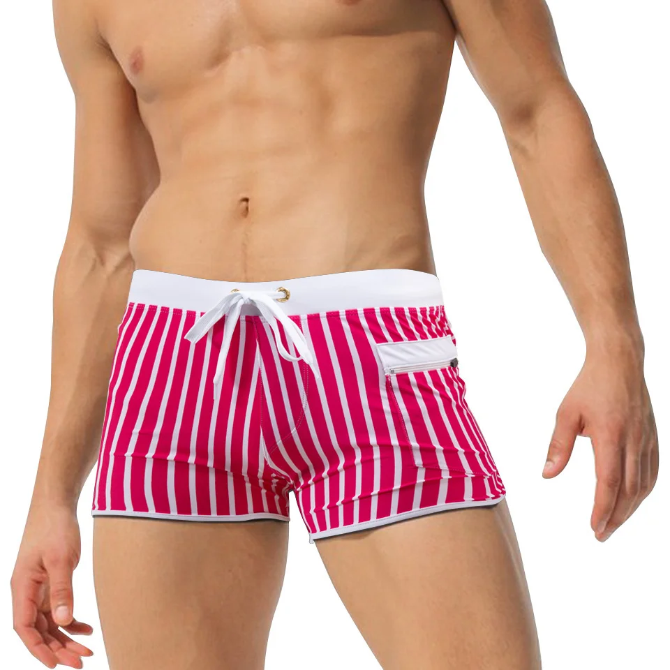 

Сексуальные пляжные шорты, мужские плавательные шорты, пляжные шорты для серфинга, плавки, Мужская одежда для плавания, купальный костюм sunga...