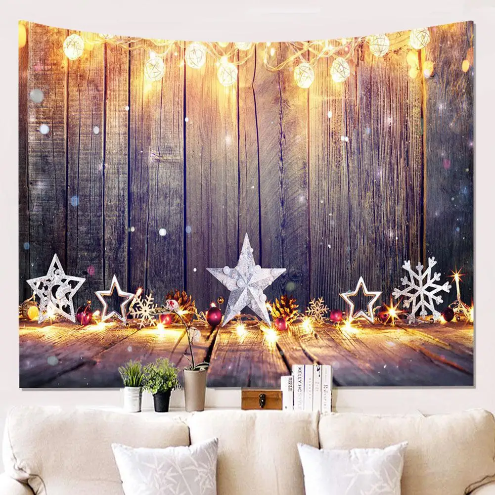 Рождественский настенный гобелен для дома спальни фон декоративная