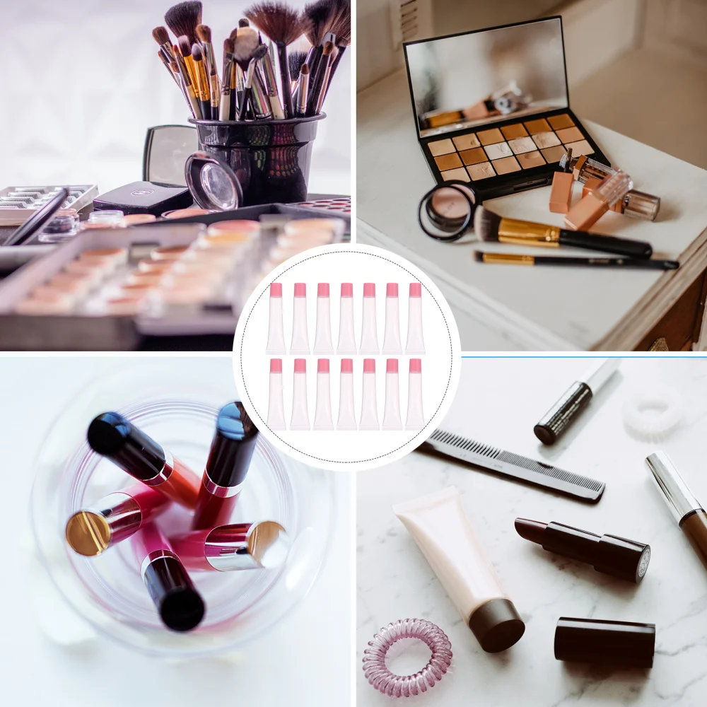 

50pcs 15g Lip Pomade Tubes Lip Balm Hoses Subpackage Cosmetic Makeup Tube