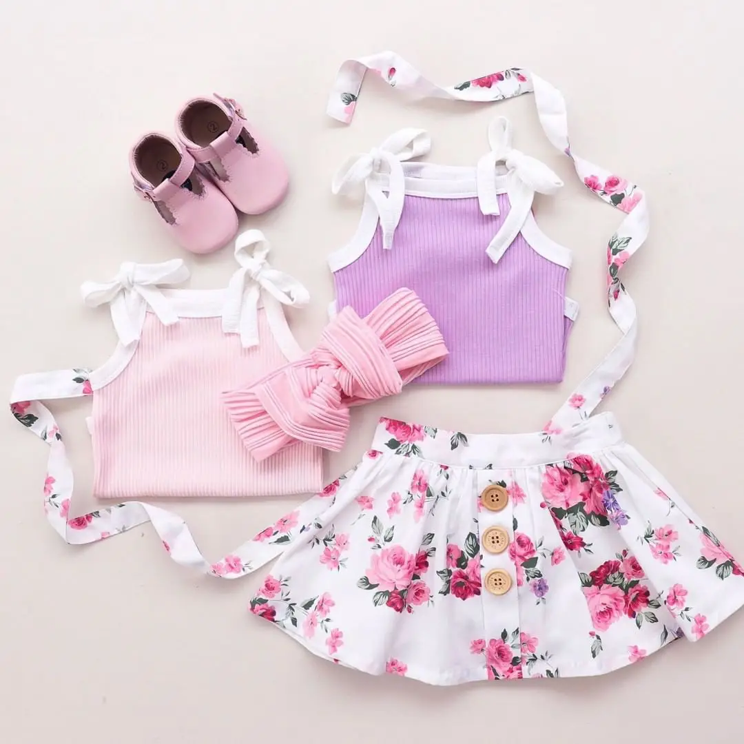 Комплекты одежды для маленьких девочек от 0 до 24 месяцев комплект из 3