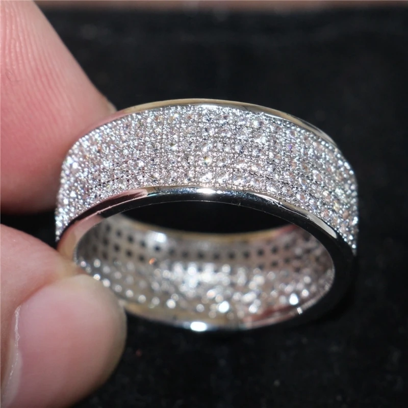 

Popular New Luxury Exquisite Inlaid Zircon Ring Female Valentine's Day Gift Elegant and Romantic Wedding Accessories Wholesale
