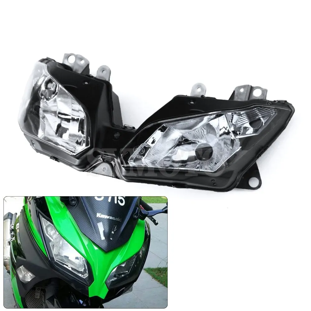 Передние фары в сборе для мотоциклов KAWASAKI ZX300R EX300R NINJA 300 2013 2015 VERSYS 650 1000 2016 Ninja250| |