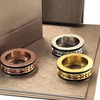 s925 sterling silver rings brand ceramics cocktail gear shape diamond brilliant dainty gold fashion jewelry new rings for couple