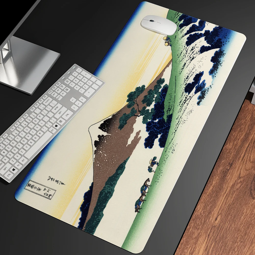 japan famous mount fuji mouse pad 90x40cm anime xxl gaming padmouse gamer laptop keyboard mouse mats for playing game csgo free global shipping