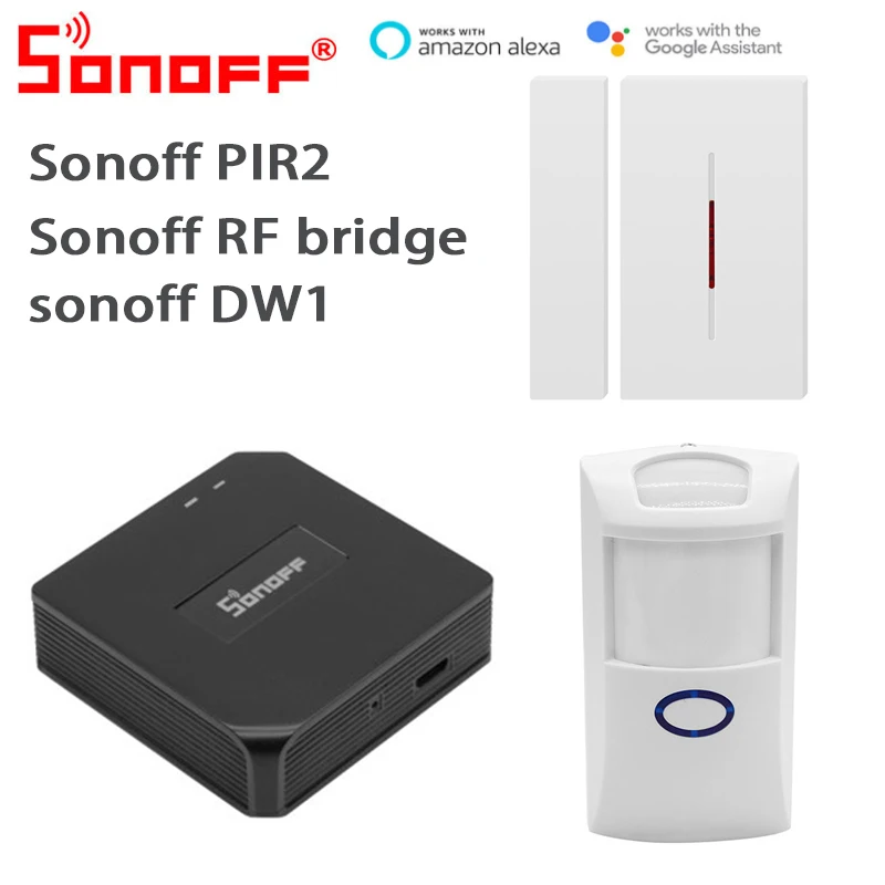 Sonoff РЧ мост WiFi 433 МГц замена домашний Модуль Автоматизации универсальный переключатель PIR2 инфракрасный детектор WiFi Пульт дистанционного управления РЧ