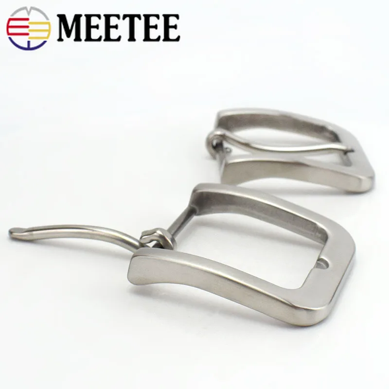 1Pc Fashion 40mm Stainless Steel Men Belt Buckles Metal Pin Buckle For Belts 37-38mm DIY Leather Craft Jeans Accessories YK137 | Дом и сад