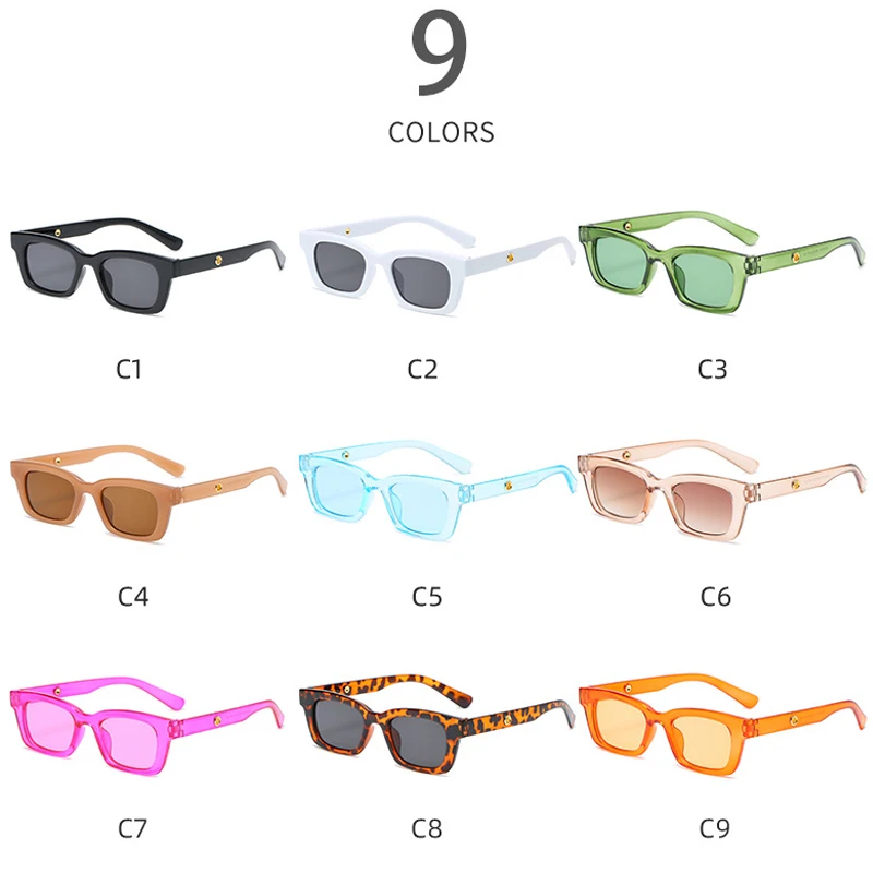 

Classic Retro Square Women Sunglasses Brand Vintage Travel Small Rectangle Sun Glasses For Female Oculos Lunette De Soleil Femm