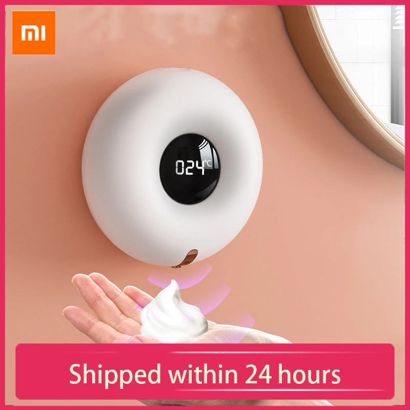 диспенсер для мыла xiaomi дозаторы жидкого Диспенсер Xiaomi с ЖК-дисплеем