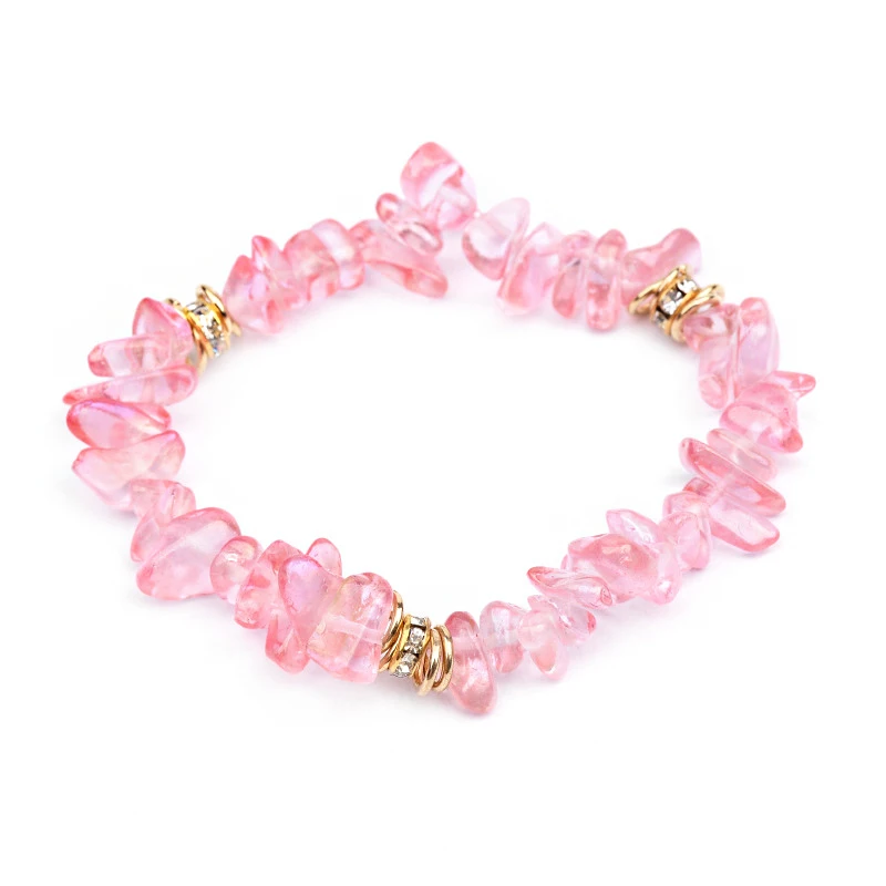 Популярный разноцветный браслет jinzeyi с натуральными кристаллами оригинальные