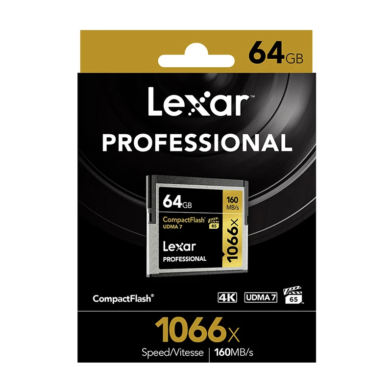 Карта памяти Lexar 1066x CF 128 ГБ 64 карта UDMA7 скорость до 160 МБ/с./с компактная флеш на 32