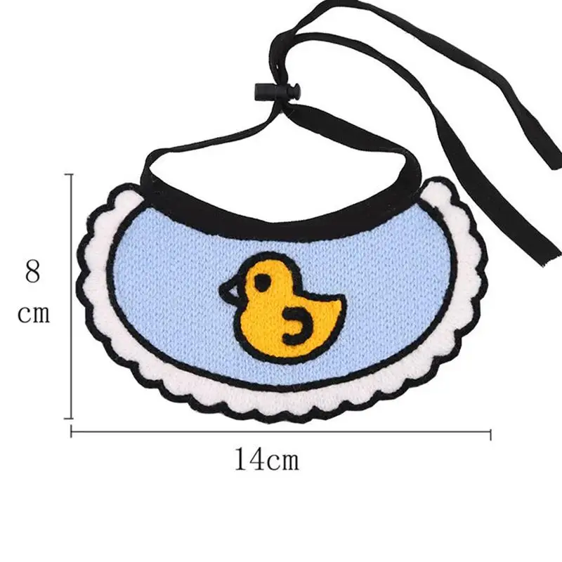 

Easy to Adjust Pet Saliva Towel Dog Cat Bandana Polyester Scarf Festival Bib Saliva Towel Pet Supplies