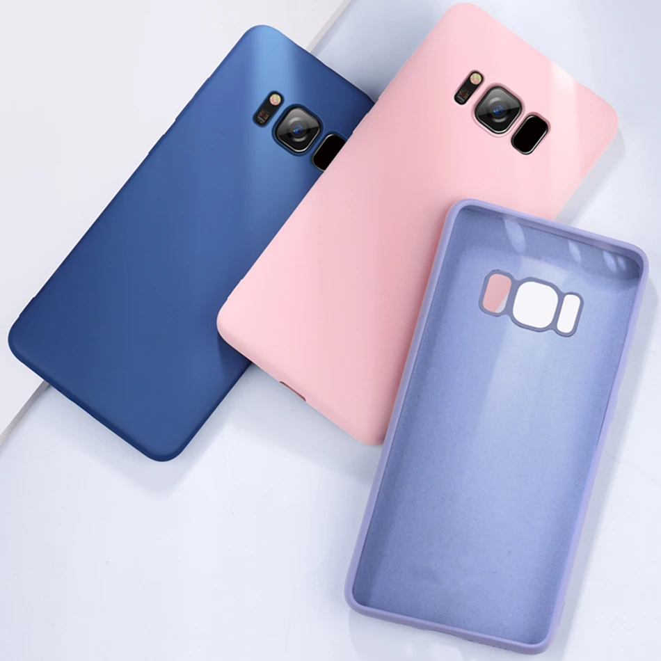Фирменная мягкая и гибкая жидкий силикон чехол для samsung Galaxy Note 10 S8 S9 S10 плюс A50 A30 A10 A20 A40 A70 M10 M20 M30 Note 8 9 крышка