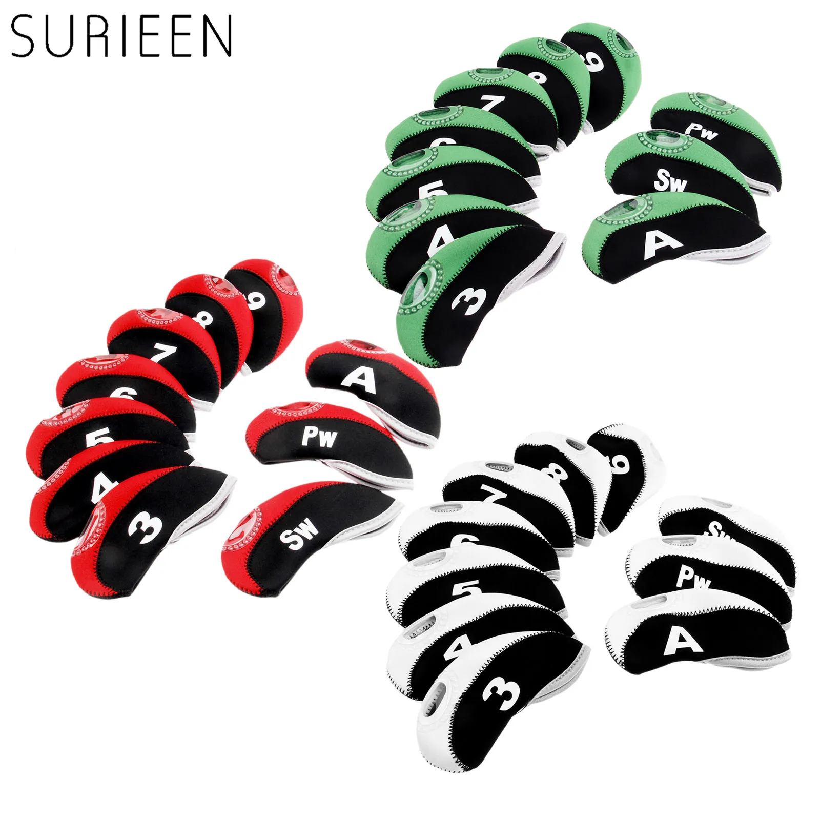 Гольф клуба туфли с металлическим носком Чехлы 10 шт. клюшек для гольфа Headcovers