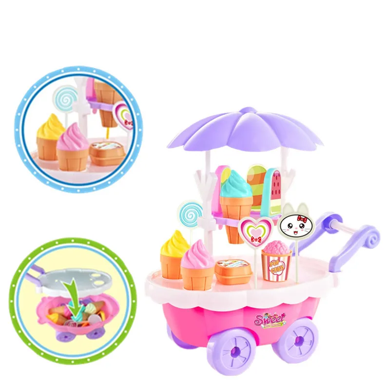 Супер Смешные 28 шт. Футболка с принтом мороженого автомобиля игрушки