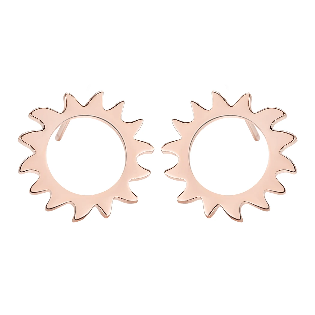 Женские серьги-гвоздики Sunshine Sun золотые ювелирные изделия Винтажные серьги в