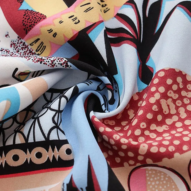 

Women Vintage Cartoon Plaid Print Lapel Shirt Loose Single-breasted Short Sleeve Blouse Office Lady Shirt 2020