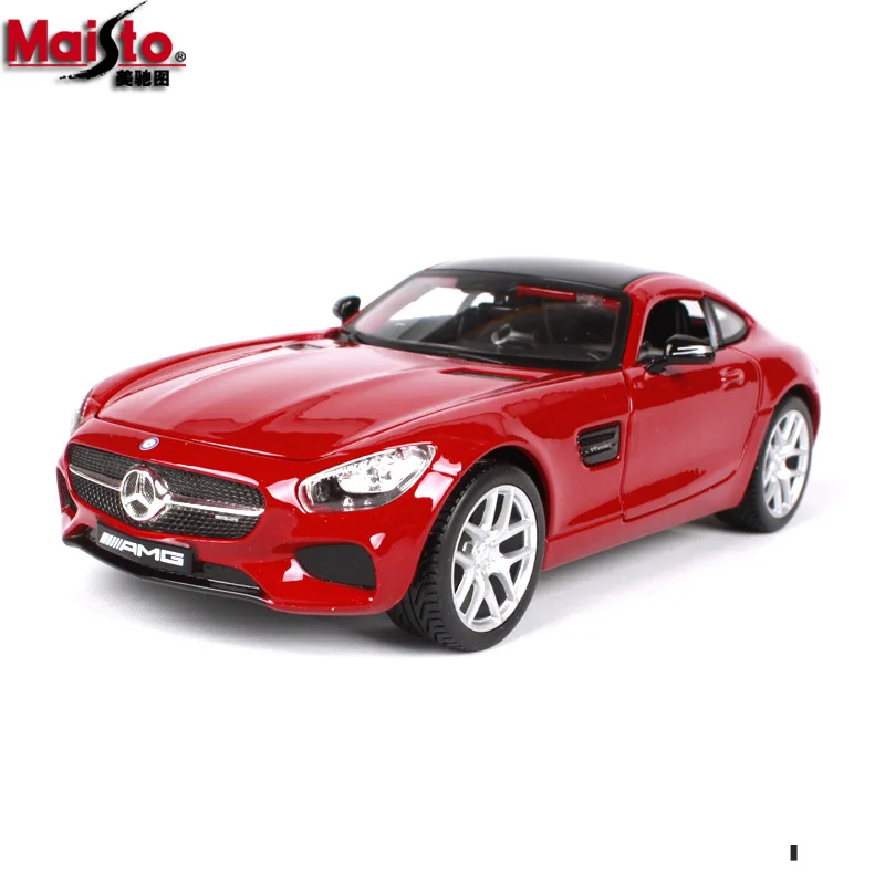 

Модель автомобиля Maisto 1:24 из искусственного сплава, игрушка для Benz AMG GT, Коллекционная модель автомобиля для мужчин Gfit