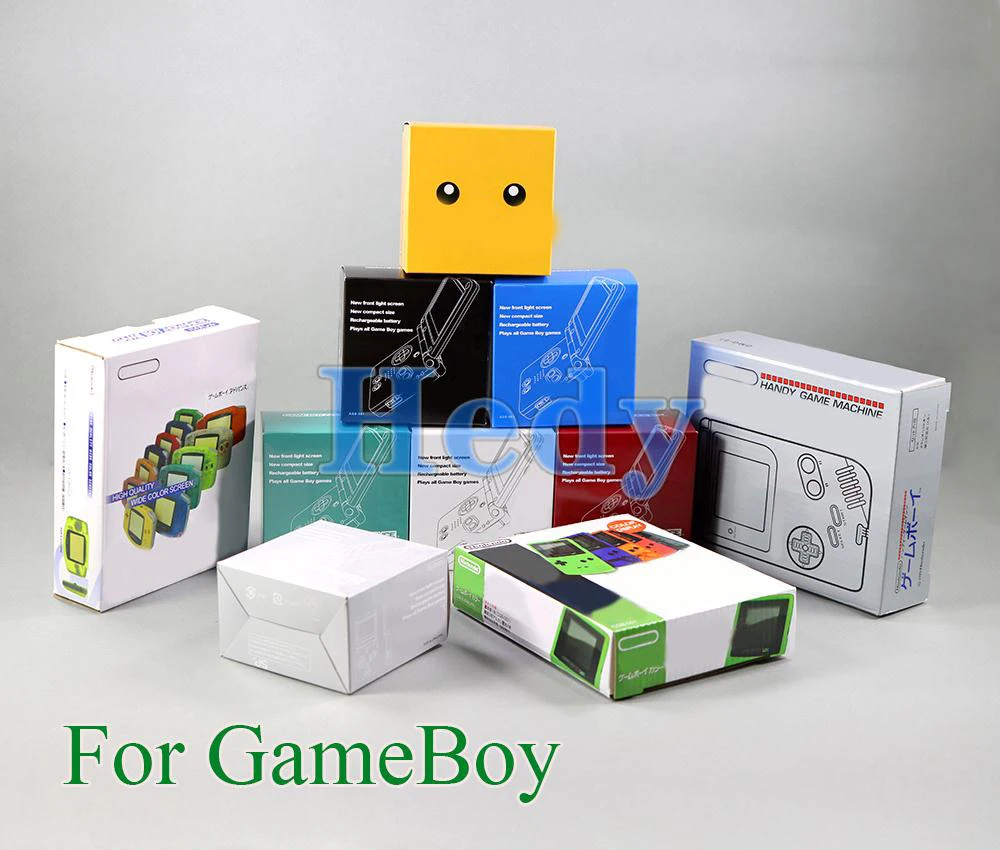 Caja de cartÃ³n para consola de juegos GBA/GBC/GBA SP/GB DMG, nueva caja...