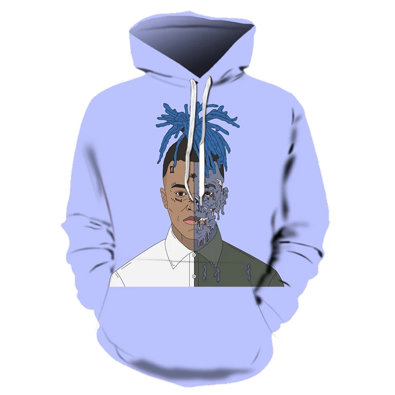 

2021 New 3D Printed Oversized Hooded Sweatshirt Men And Women's Fashion Harajuku Casual Hoodie Profile Picture Series Sweatshirt