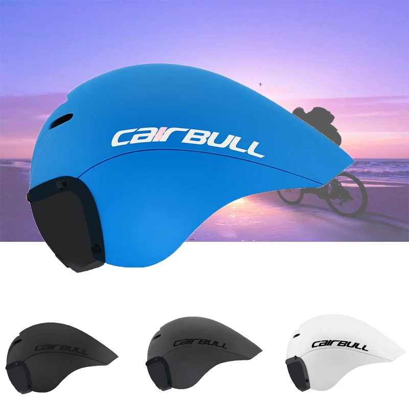 

Men Women Cycling Safety Helmet with Lens Adjustable Mountain Bike Ultralight Helmets Integrally-molded Bicycle Racing Helmet