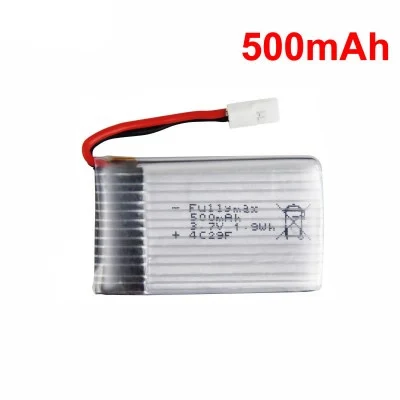 

3.7V 500mAH RC Drone Lipo Battery for SYMA X5C X5SC X5SW Lipo Battery RC RTF Drone Quadcopter Helicopter Spare Part