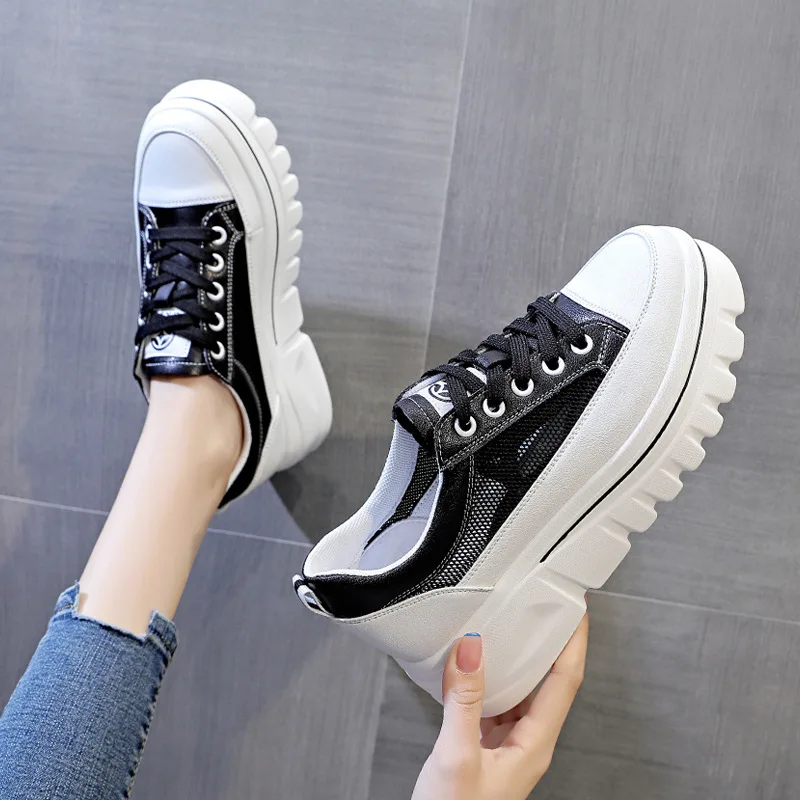 

Platform Women Shoes Casual Sneakers Woman Fashion Ladies Shoes Summer 2021 Designer Sneakers Women Heels Tennis Woman Flats New