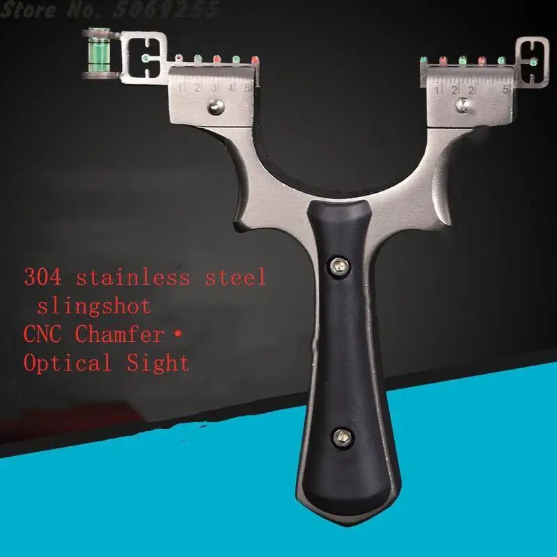 2021 Новый профессиональный рогатка для охоты из нержавеющей стали и резиновой ленты для игры в стрельбу на открытом воздухе.