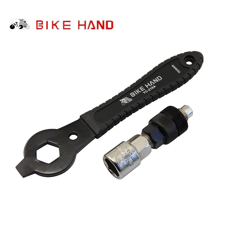 BIKE HAND Bicycle Crank Mount Kit MTB Repair Tool Removal and Installation Chainwheel Cranks YC-216A-15