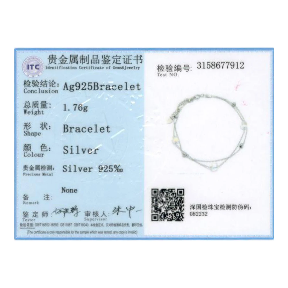 

ZEMIOR Women's Bracelets 925 Sterling Silver Geometric Square Austria Crystal Adjustable Charm Bracelets Female Fine Jewelry