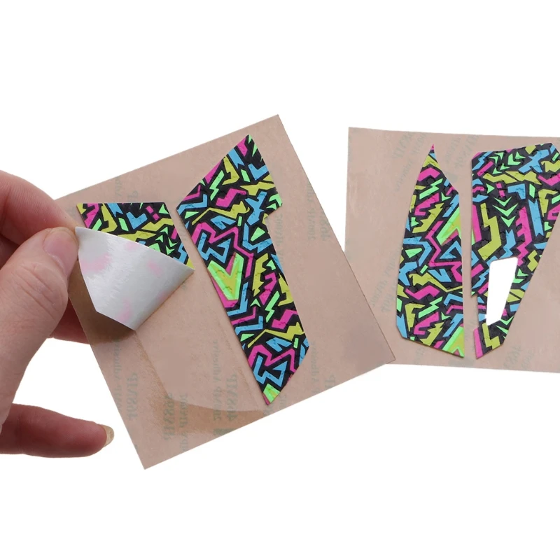 Цветная наклейка для мыши Hotline боковая игровой logitech G402 противоскользящая лента