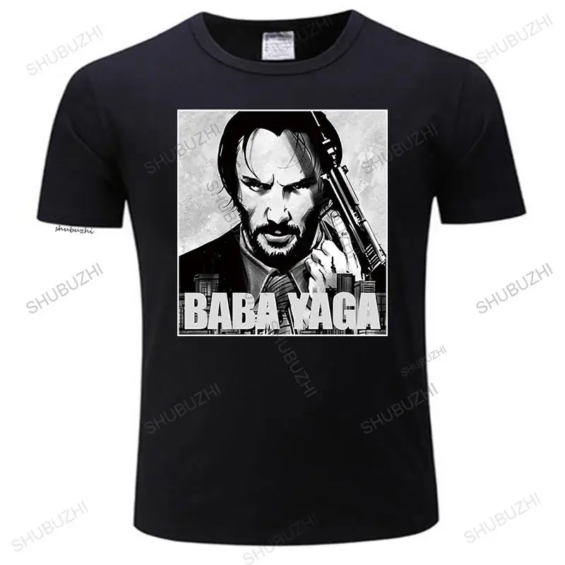 

Мужская хлопковая футболка с принтом John Wick 3 Baba Yaga