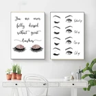 Формы для наращивания ресниц, руководства по отображению, постер печать на холсте подарков технику по наращиванию ресниц, салону красоты, настенные картины, живопись, Декор