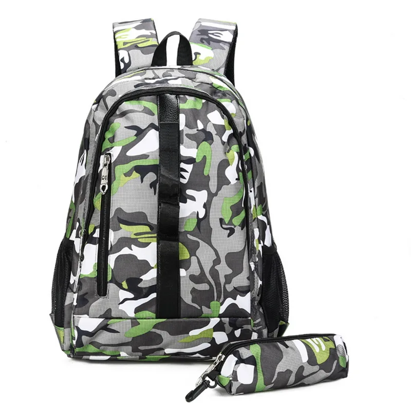 2 Sizes Camouflage Waterproof School Bags For Girls Boys Orthopedic Children Backpack Kids Book Bag Mochila Escolar Schoolbag | Багаж и