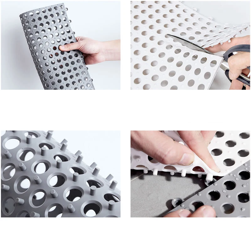 Напольный коврик из ПВХ 5 шт. для кухни и ванной напольный нескользящий душа