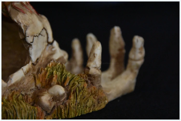 Пепельница с черепом из смолы креативное кольцо для ювелирных изделий